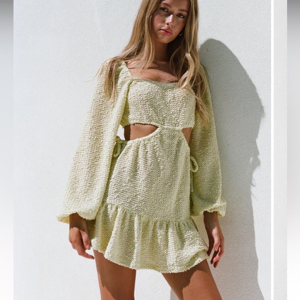 SABO SKIRT “Indie cutout dress- Citrus”